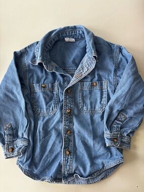 Vintage Cotton Long Sleeve Button Down
